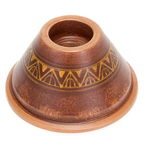 candélabre rond, céramique, Ancienne terre cuit...