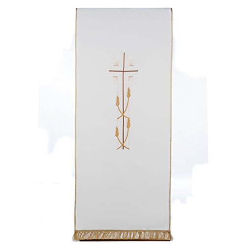 Voile de lutrin croix simple épis couleurs litu...