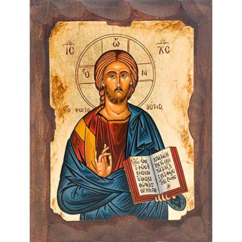 Christ Pantocrator, 20 x 26 cm (7.88 x 10.24 inc.)