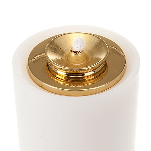 Cierge en PVC, réservoir en verre, 80 x 250 mm ...