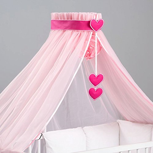 Ciel de lit bébé avec son support flèche de lit...