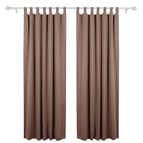 Lot de 2 rideaux occultants à pattes de chambre...