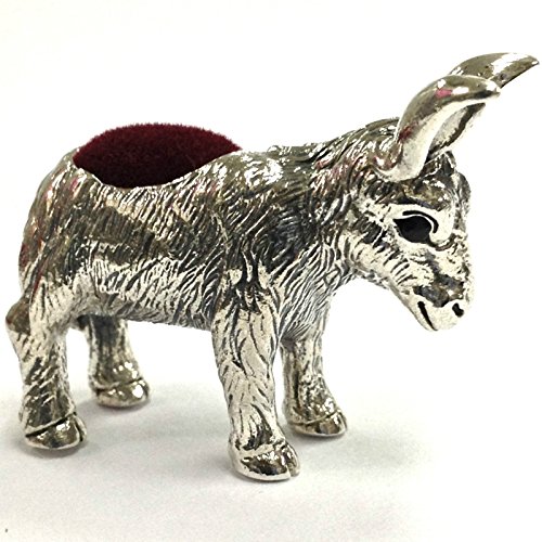 Style victorien âne broches Coussin Saphir Eyes...