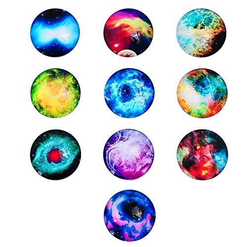 HOUSWEETY 10 Pcs Mixte Aleatoire Cabochon Rond ...