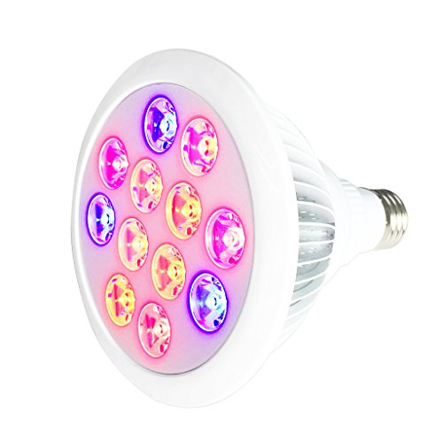 BLOOMWIN E27 36W Lampe Plante Lampe de Croissan...