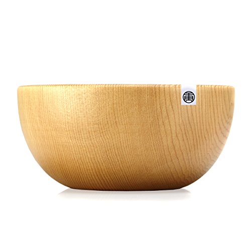 Bol à salade pâtes en bois sandale en forme de ...