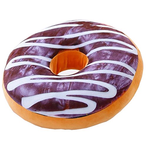 Coussin donut peluche doux oreiller de dessert ...