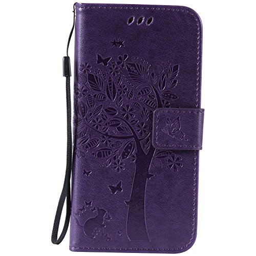 Housse pu cuir etui portefeuille pour samsung g...