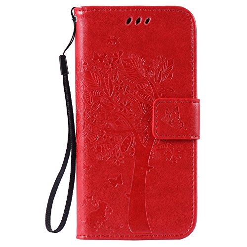 Coque pour iPhone 6 6S,Cozy Hut Coque PU Cuir S...