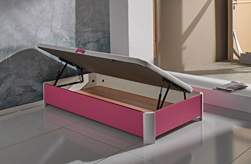 Sommier-Coffre New Alan (105_x_180_cm, Rose)