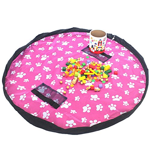Sac de rangement de jouet portable tapis de jeu...