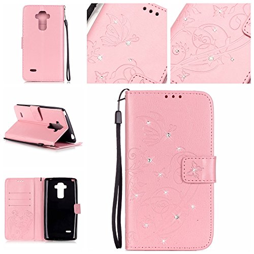 Diamond pu cuir case etui - multi-function ferm...