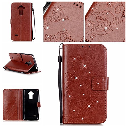Diamond pu cuir case etui - multi-function ferm...