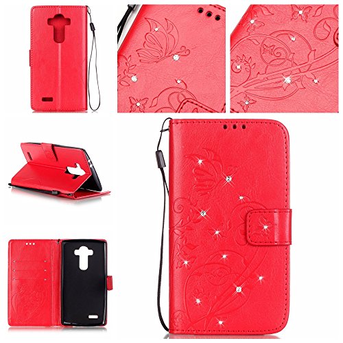 Coque Etui pour LG G4,LG G4 Lanyard Strap Coque...