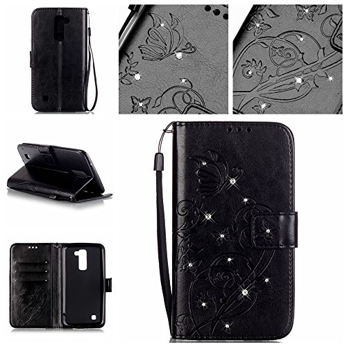 Coque Etui pour LG K10,LG K10 Lanyard Strap Coq...