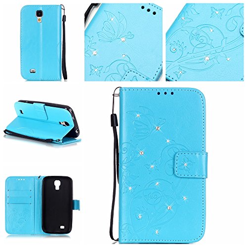 Coque Etui pour Galaxy S4,Galaxy S4 Cuir Portef...