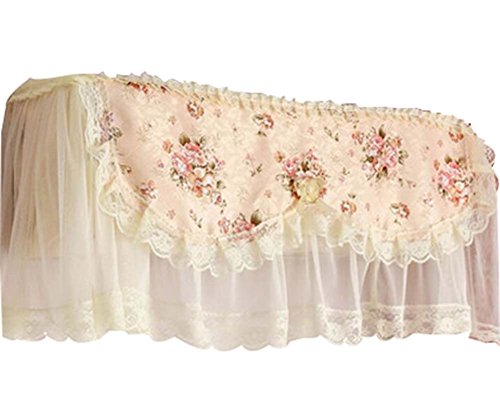 Air Conditioner Anti Dust Cover Climatiseur antipoussière Cover Lace B01IP5WQS0 Blancho