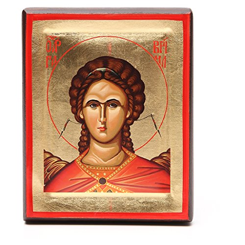 Icône Grèce sérigraphie Ange Gabriel 20x16 cm