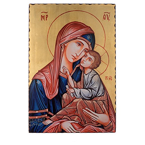 Icône sérigraphiée Vierge Hodigitria 60x40 cm