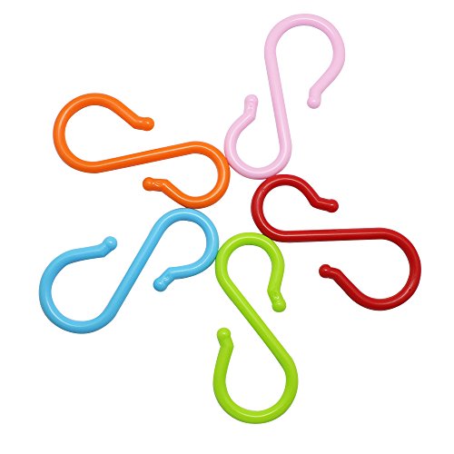 5 x crochets en forme de s en plastique vêtemen...