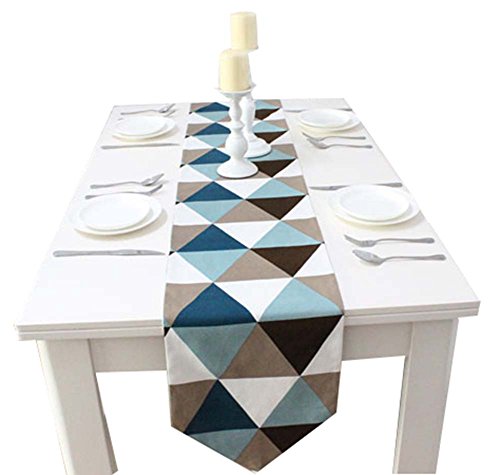 1pc Coton Creative Géométrie style Table Top Dé...