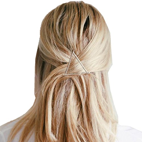 Bijou de cheveux triangle en alliage ultra simp...