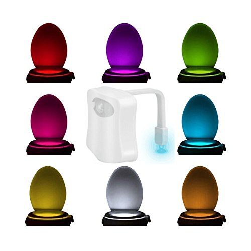 KINGSO Lampe de Toilette Veilleuse LED pour WC/...