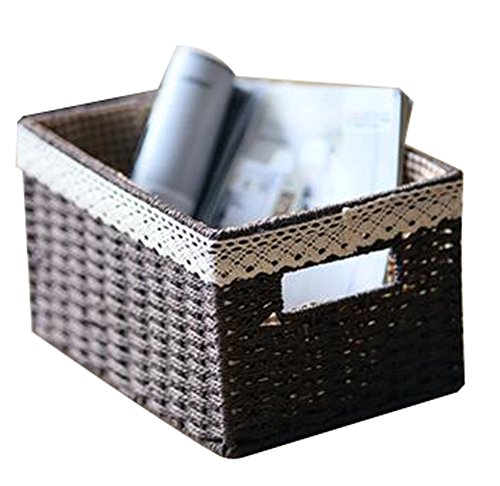 Ensemble de 1, Weave Panier Cosmetic Stockage d...