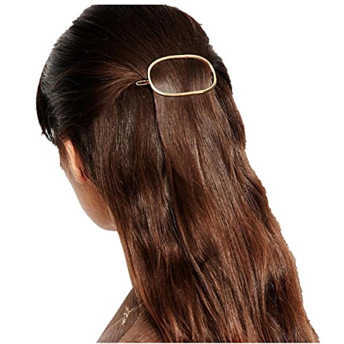 Bijou de cheveux ovale en alliage ultra simple ...