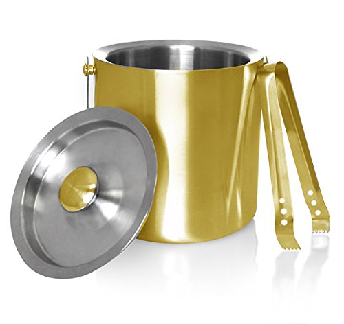 - doré en acier inoxydable à double paroi, seau...