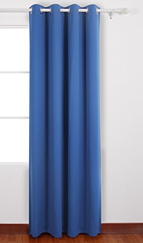 Deconovo Rideau occultant chambre de haute précision à oeillets 135x240cm isolant thermique pour placard bleu code EAN B01K1JMUGQ 