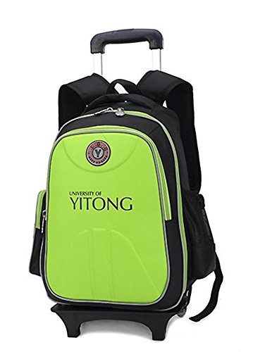 Sac Rentrée Scolaire Sac à Dos 2 en 1 avec Roul...