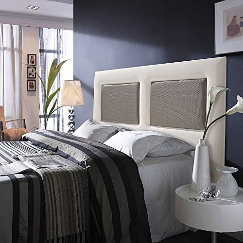 Tete de lit simili cuir Niza (180_x_130_cm, Vis...