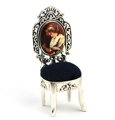 Émail Style victorien Lady couture Union Jack C...