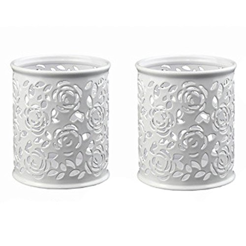 2PCS motif fleur porte-stylo crayon organisateu...