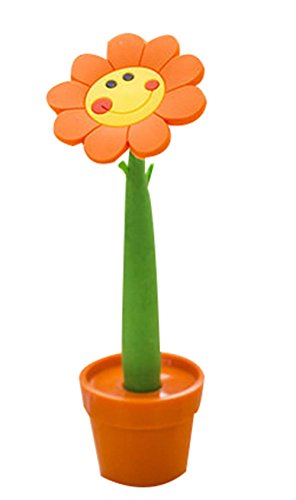 5 pcs Tournesols Pots Pen Stationery Smiley Sty...