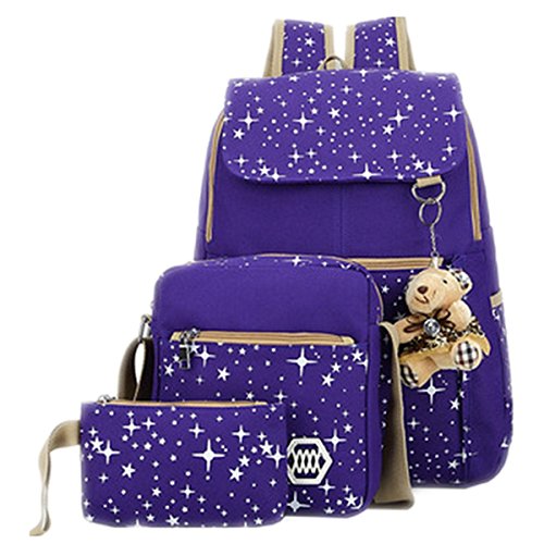 Sac de 3 pieces sac a dos cartable scolaire / s...