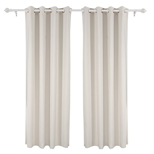 Lot de 2 rideaux occultants à oeillets isolant ...