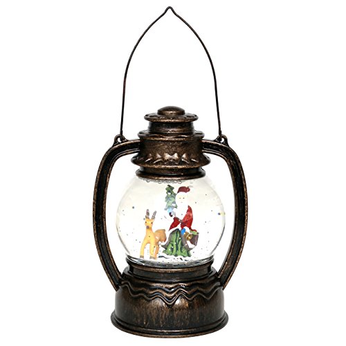 Superbe LED Lanterne avec Père Noël/Bonhomme de...