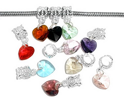 HOUSWEETY 10 Mixte Breloque Pendentif avec Perl...