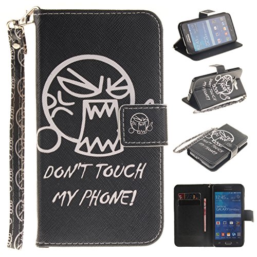 Portefeuille housse coque à rabat pour galaxy g...