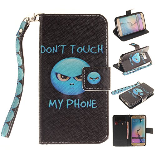 Portefeuille housse coque à rabat pour galaxy s6 edge, galaxy s6 edge bookstyle coque wallet cuir folio housse, galaxy s6 edge leather wallet case pu cover skin,coque galaxy s6 edge - pu cuir portefeuille etui housse de protection pour samsung galaxy s6 edge coque étui protecteur flip case cover avec titulaire de carte de crédit - étrangers en colère B01L6OIBLI Cozy Hut