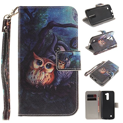 Portefeuille housse coque à rabat pour lg k10, ...