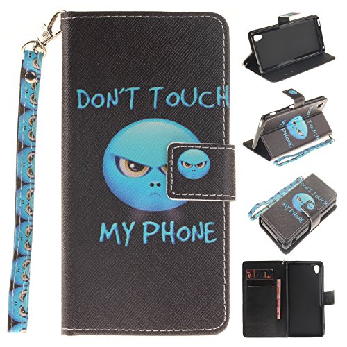Cozy Hut Portefeuille housse coque à rabat pour xperia m4 aqua, xperia m4 aqua bookstyle coque wallet cuir folio housse, xperia m4 aqua leather wallet case pu cover skin,coque sony xperia m4 aqua - pu cuir portefeuille etui housse de protection pour sony xperia m4 aqua coque étui protecteur flip case cover avec titulaire de carte de crédit - étrangers en colère code EAN B01L6RCCRE 