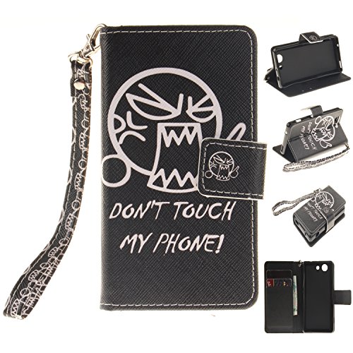 Portefeuille housse coque à rabat pour xperia z3 mini /compact, xperia z3 mini /compact bookstyle coque wallet cuir folio housse, xperia z3 mini /compact leather wallet case pu cover skin,coque sony xperia z3 mini /compact - pu cuir portefeuille etui housse de protection pour sony xperia z3 mini /compact coque étui protecteur flip case cover avec titulaire de carte de crédit - ne touchez pas mon téléphone B01L6RCZDK Cozy Hut Portefeuille housse coque à rabat pour xperia z3 mini /compact, xperia z3 mini /compact bookstyle coque wallet cuir folio housse, xperia z3 mini /compact leather wallet case pu cover skin,coque sony xperia z3 mini /compact - pu cuir portefeuille etui housse de protection pour sony xperia z3 mini /compact coque étui protecteur flip case cover avec titulaire de carte de crédit - ne touchez pas mon téléphone B01L6RCZDK Cozy Hut