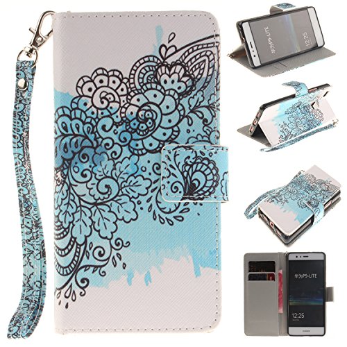 Portefeuille housse coque à rabat pour huawei p...