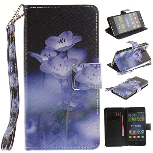 Portefeuille housse coque à rabat pour huawei p...
