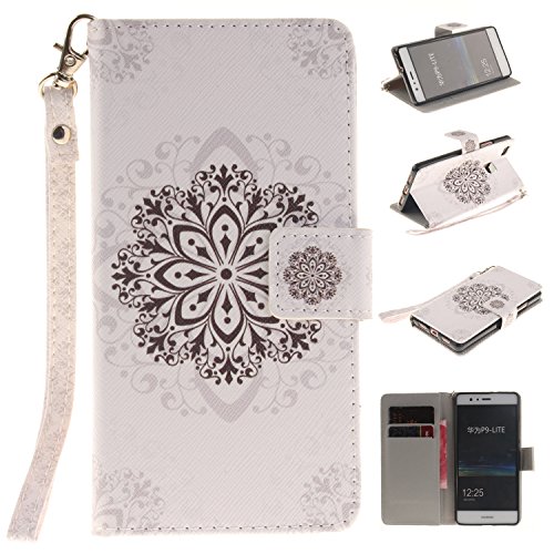 Portefeuille housse coque à rabat pour huawei p...