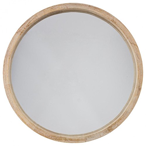 - miroir rond bois 