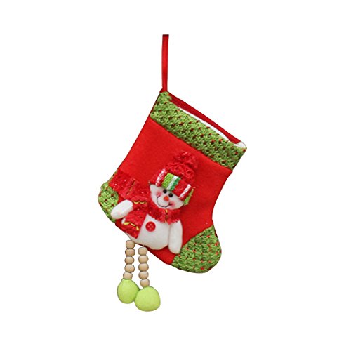 Chaussette Bas de Noël,Moon mood® Décoration de...